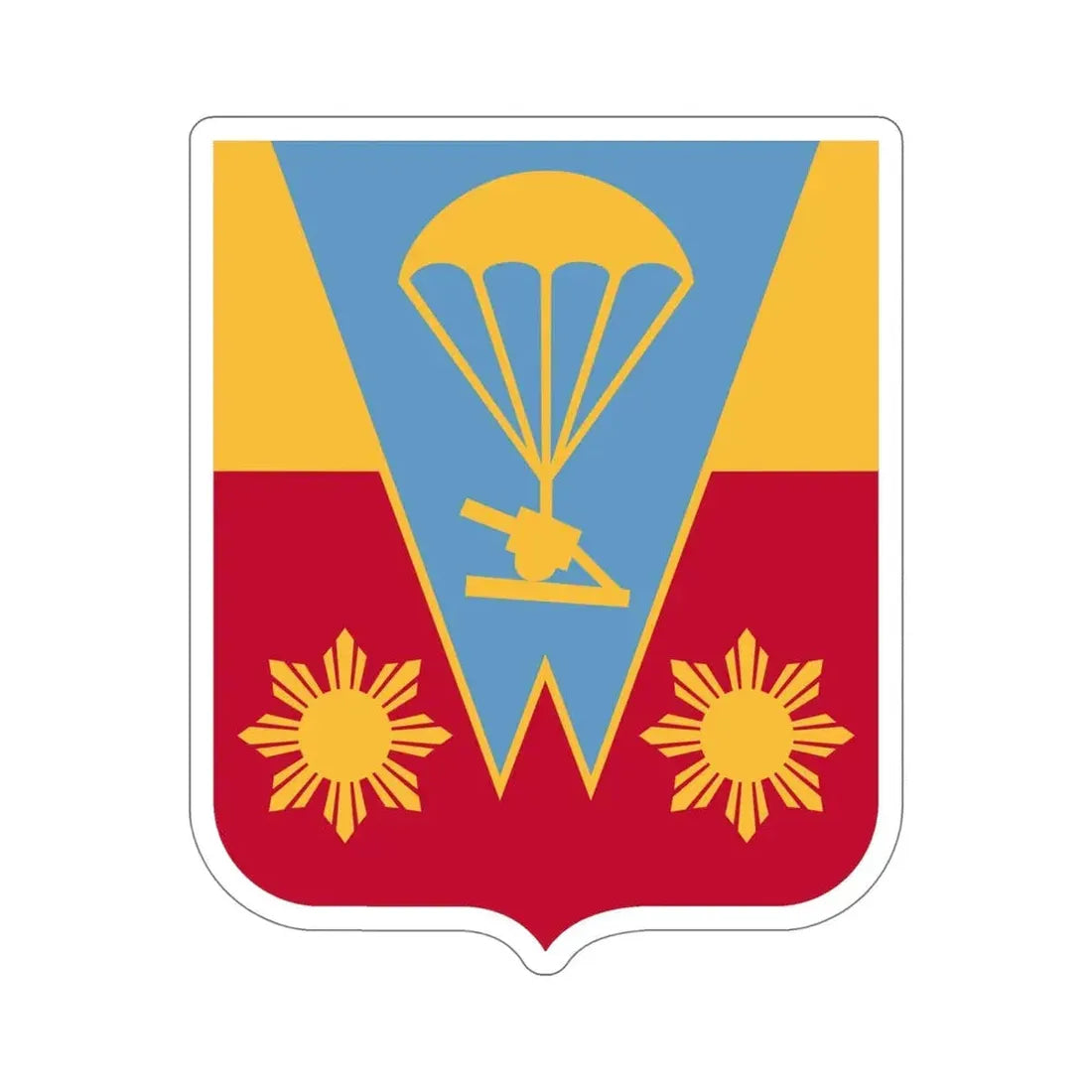 674th Airborne Field Artillery Battalion v2 (U.S. Army) STICKER Vinyl Die-Cut Decal - The Sticker Space