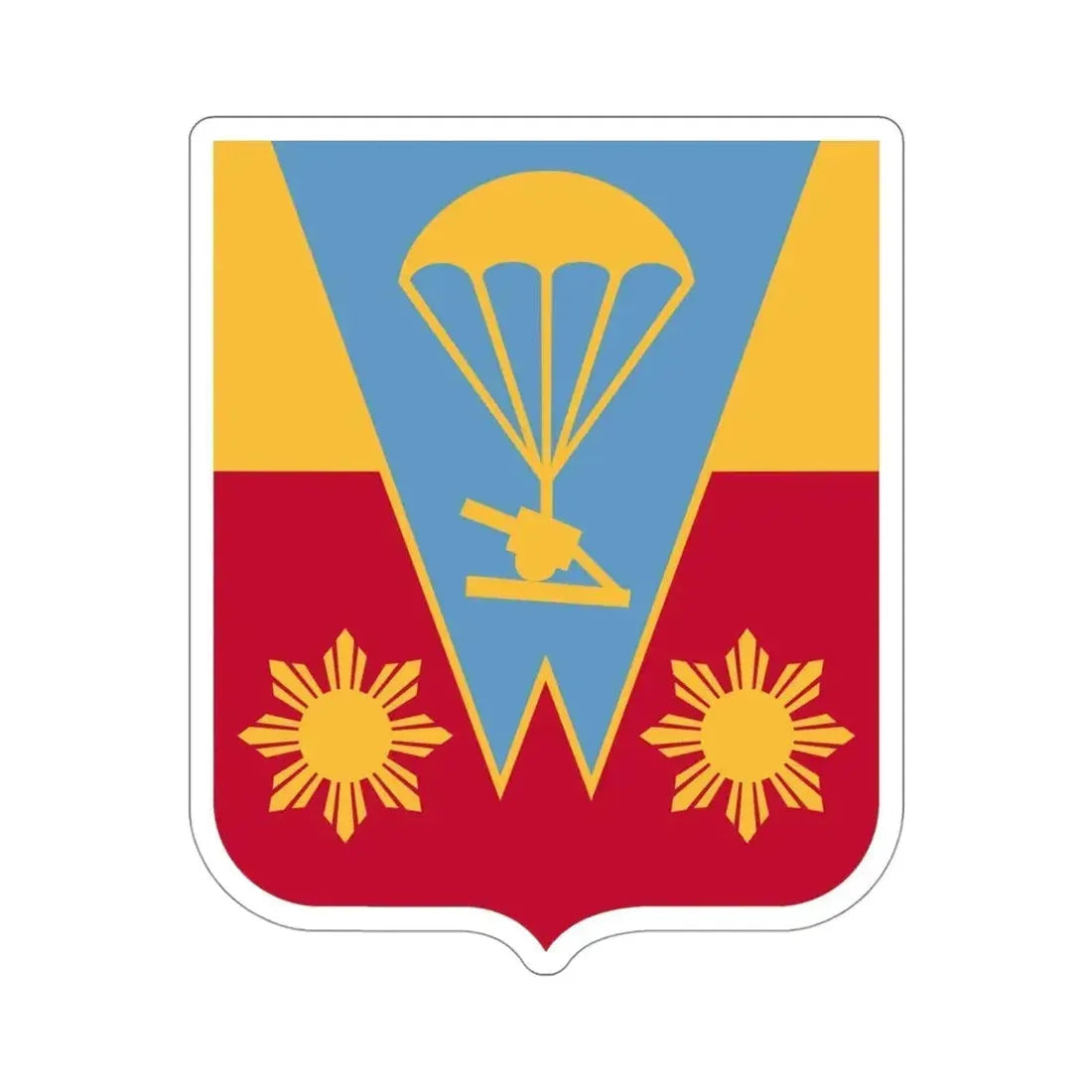 674th Airborne Field Artillery Battalion v2 (U.S. Army) STICKER Vinyl Die-Cut Decal - The Sticker Space