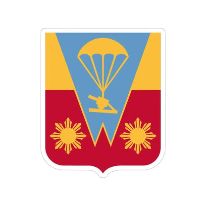 674th Airborne Field Artillery Battalion v2 (U.S. Army) Transparent STICKER Die-Cut Vinyl Decal - The Sticker Space