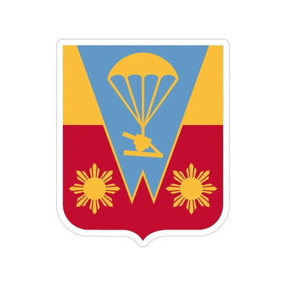 674th Airborne Field Artillery Battalion v2 (U.S. Army) Transparent STICKER Die-Cut Vinyl Decal - The Sticker Space