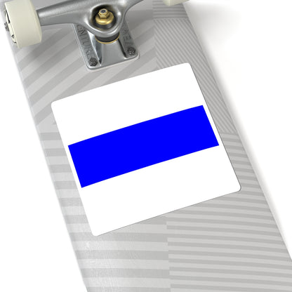 Flag of Zug (Switzerland) STICKER Vinyl Kiss-Cut Decal