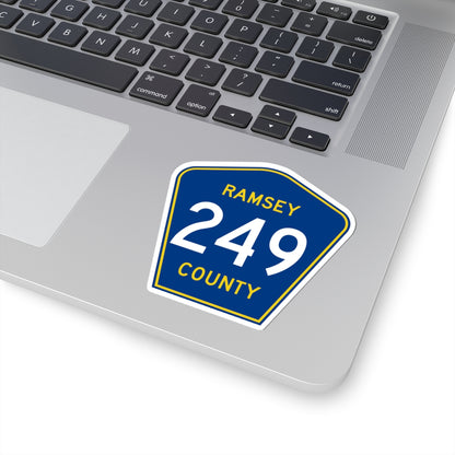 Ramsey County 249 MN (Minnesota) (Road Sign) STICKER Vinyl Kiss-Cut Decal