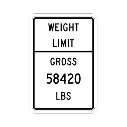 Texas MUTCD R12-1T template (Texas) (Road Sign) STICKER Vinyl Kiss-Cut Decal