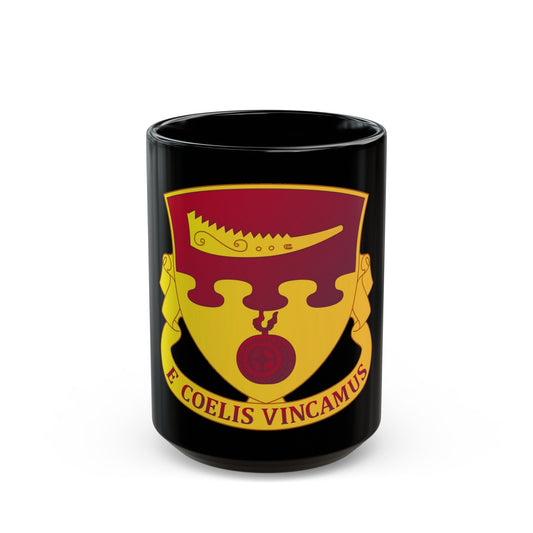 675th Airborne Field Artillery Battalion (U.S. Army) Black Coffee Mug-15oz-The Sticker Space