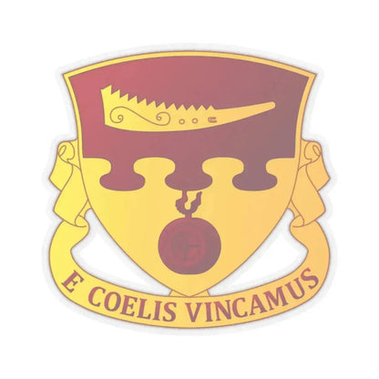 675th Airborne Field Artillery Battalion (U.S. Army) STICKER Vinyl Kiss-Cut Decal 3 Inch Transparent - The Sticker Space