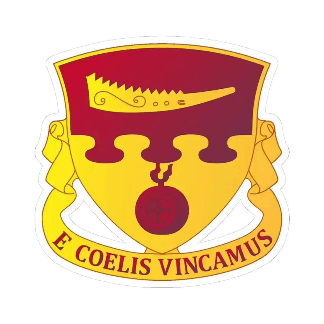 675th Airborne Field Artillery Battalion (U.S. Army) STICKER Vinyl Kiss-Cut Decal 3 Inch White - The Sticker Space