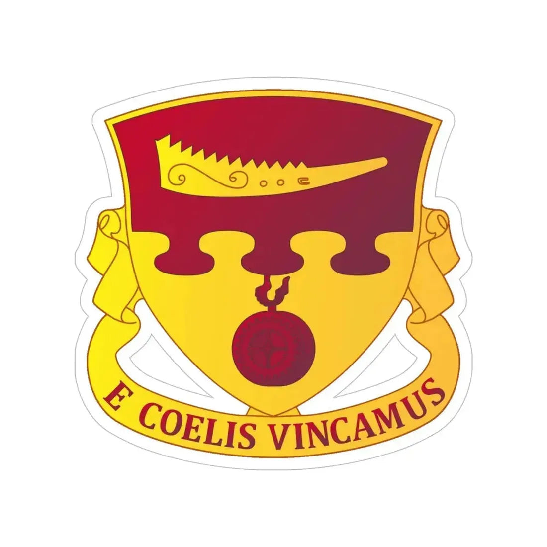 675th Airborne Field Artillery Battalion (U.S. Army) Transparent STICKER Die-Cut Vinyl Decal 5 Inch - The Sticker Space