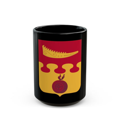 675th Airborne Field Artillery Battalion v2 (U.S. Army) Black Coffee Mug-15oz-The Sticker Space