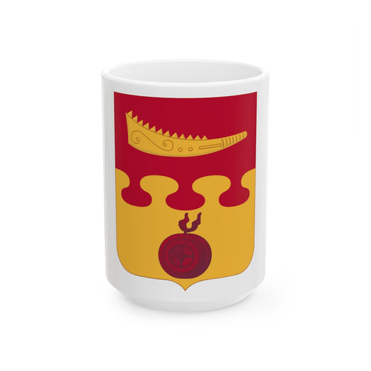 675th Airborne Field Artillery Battalion v2 (U.S. Army) White Coffee Mug-15oz-The Sticker Space