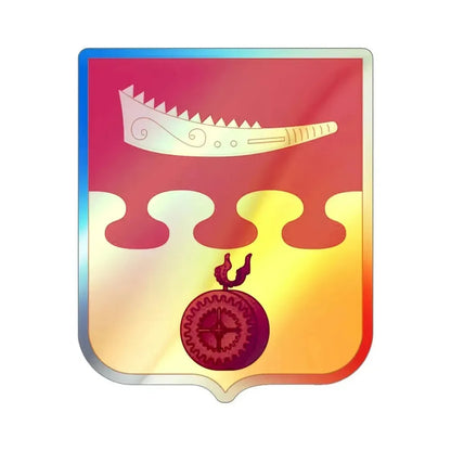 675th Airborne Field Artillery Battalion v2 (U.S. Army) Holographic STICKER Die-Cut Vinyl Decal 3 Inch Holographic - The Sticker Space