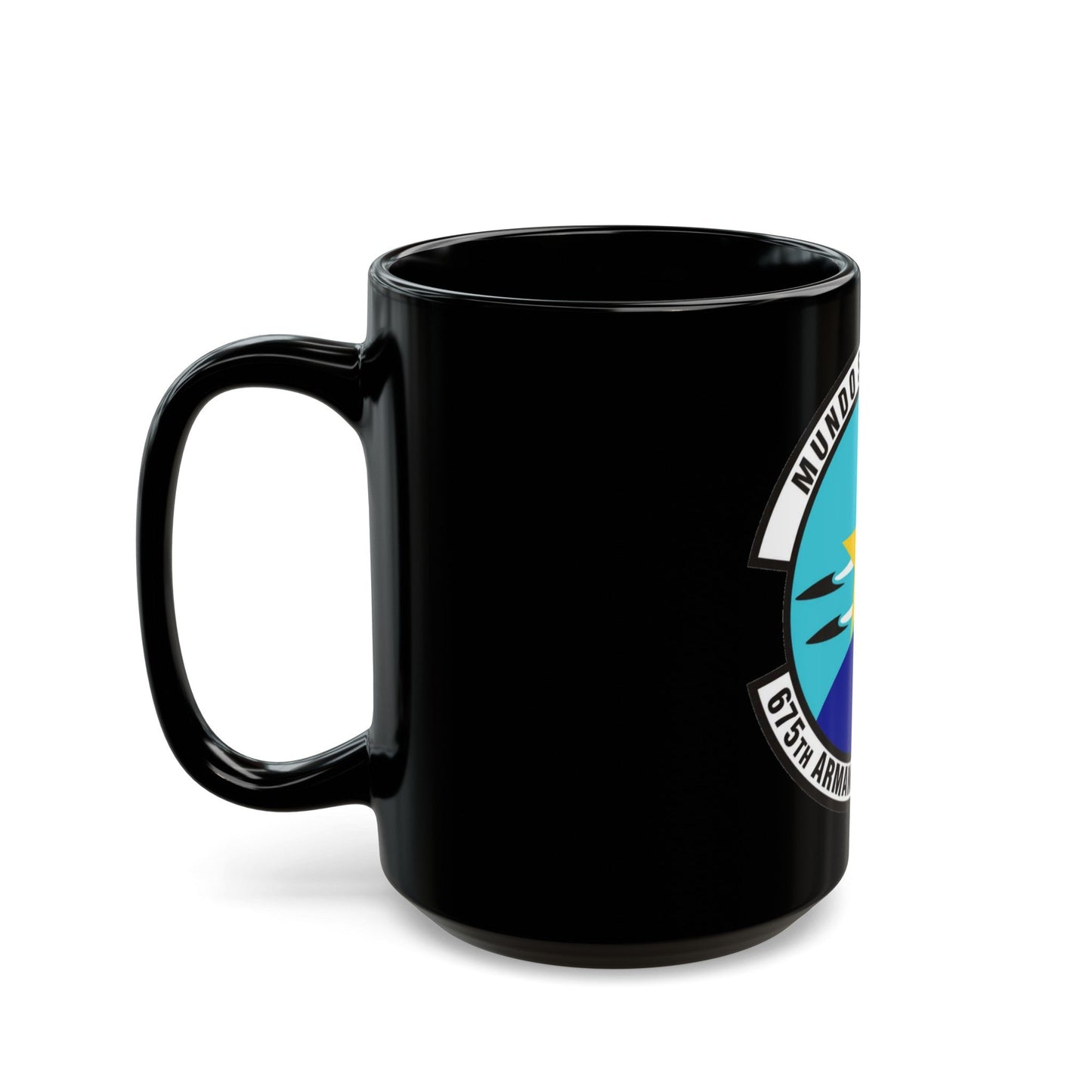 675th Armament Systems Squadron (U.S. Air Force) Black Coffee Mug-The Sticker Space