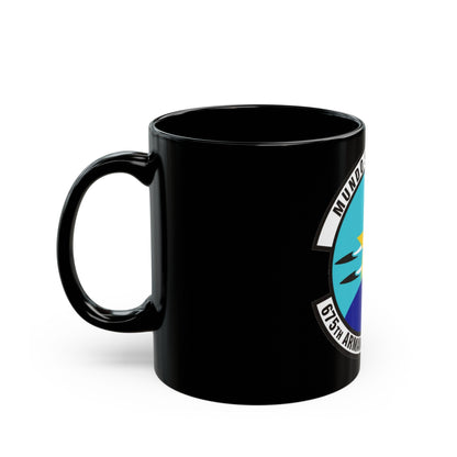 675th Armament Systems Squadron (U.S. Air Force) Black Coffee Mug-The Sticker Space