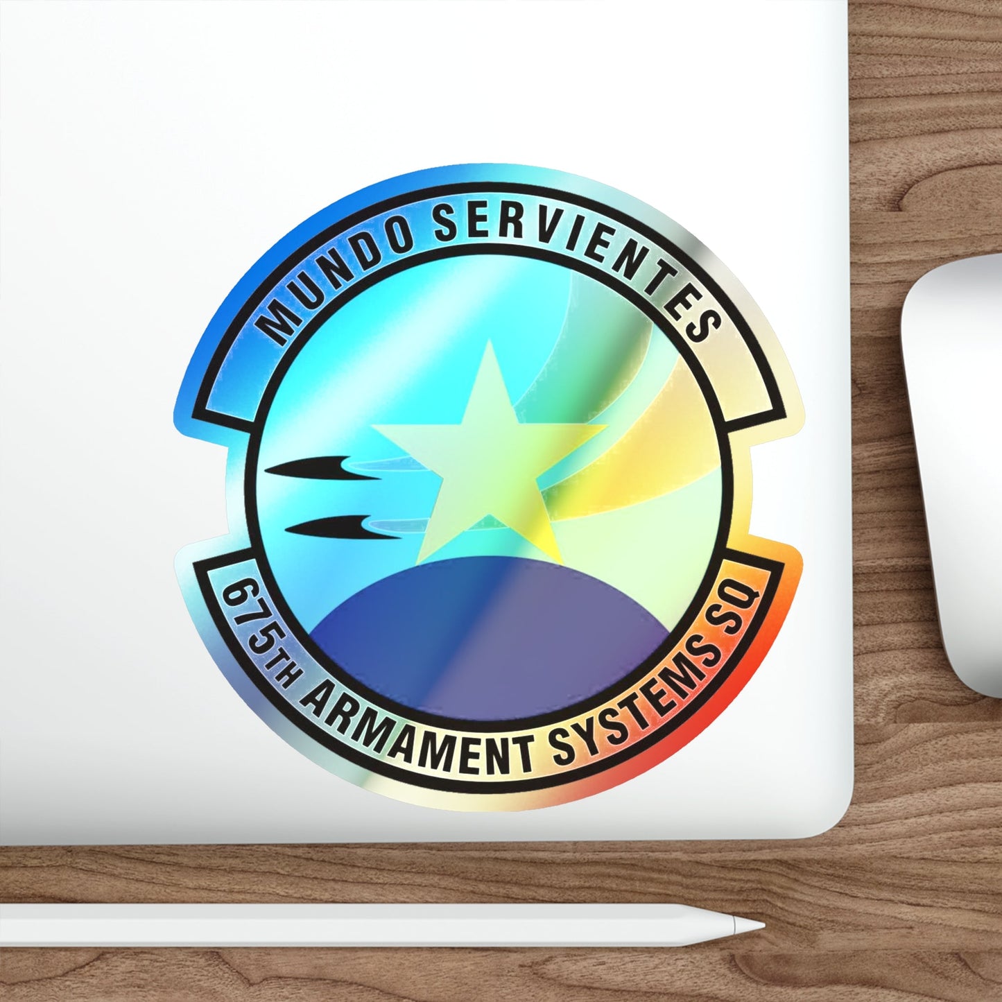 675th Armament Systems Squadron (U.S. Air Force) Holographic STICKER Die-Cut Vinyl Decal-The Sticker Space