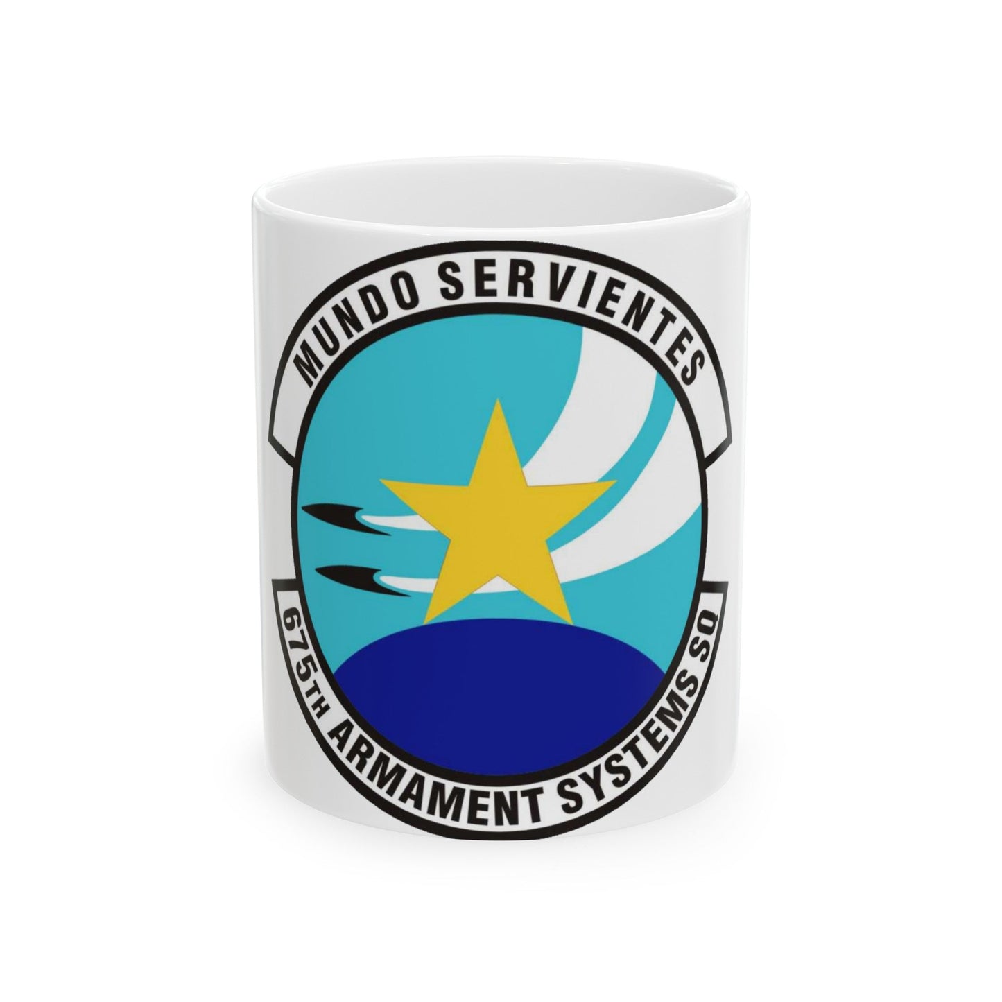 675th Armament Systems Squadron (U.S. Air Force) White Coffee Mug-11oz-The Sticker Space