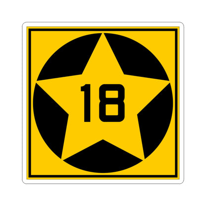 MN-18 1920 (Minnesota) (Road Sign) STICKER Vinyl Kiss-Cut Decal