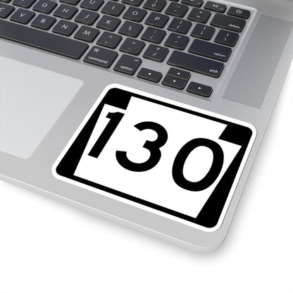 PA-130 (Pennsylvania) (Road Sign) STICKER Vinyl Kiss-Cut Decal