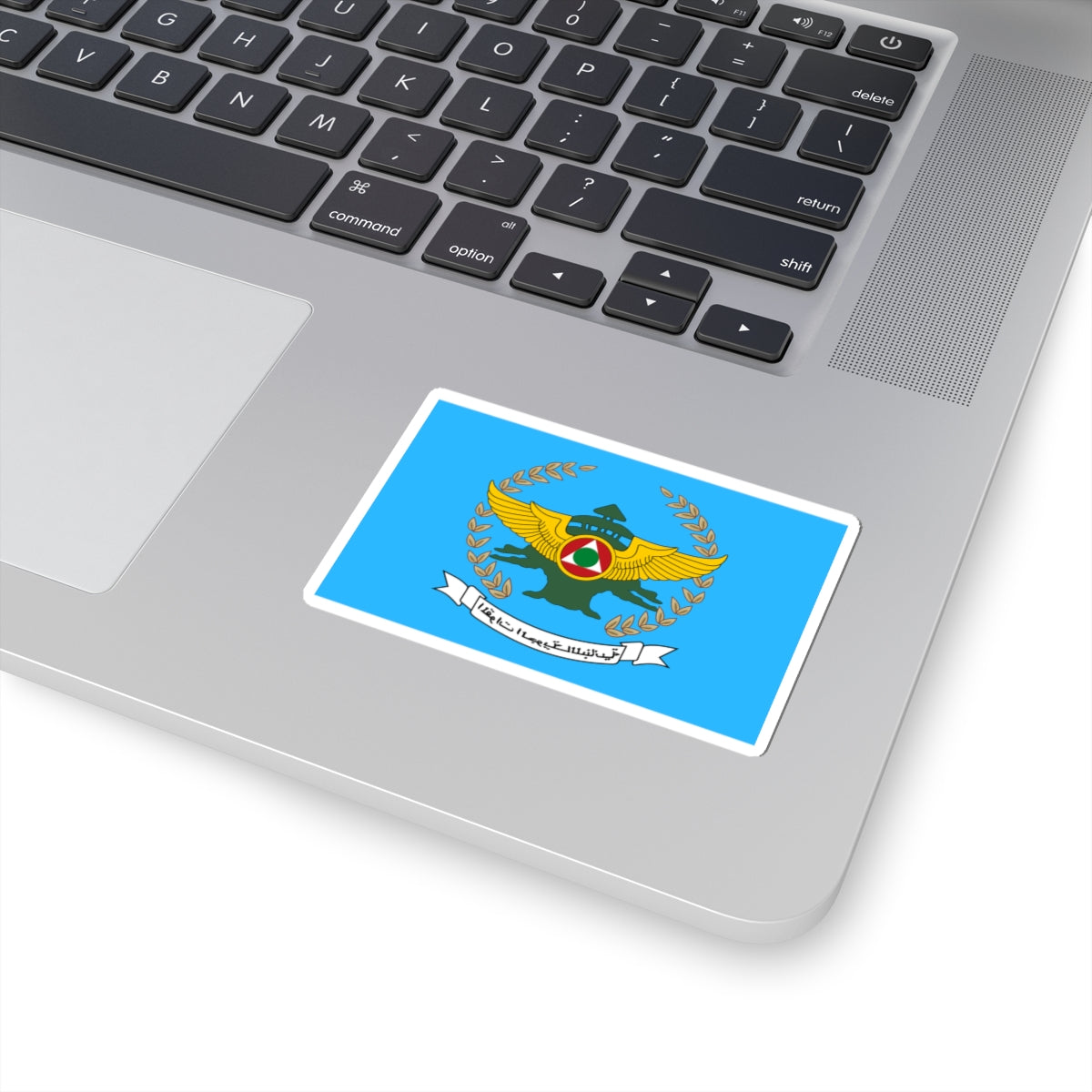 Flag of the Lebanese Air Force (Lebanon) STICKER Vinyl Kiss-Cut Decal