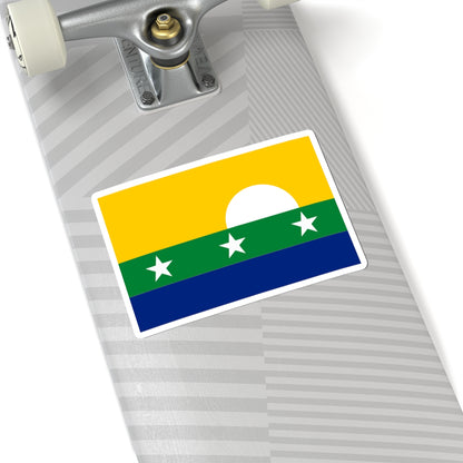Flag of Nueva Esparta (Venezuela) STICKER Vinyl Kiss-Cut Decal