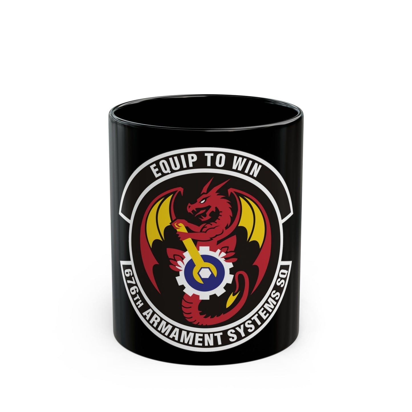 676th Armament Systems Squadron (U.S. Air Force) Black Coffee Mug-11oz-The Sticker Space