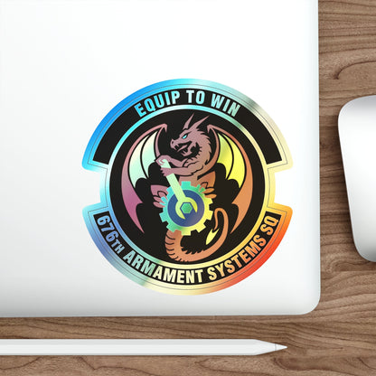 676th Armament Systems Squadron (U.S. Air Force) Holographic STICKER Die-Cut Vinyl Decal-The Sticker Space