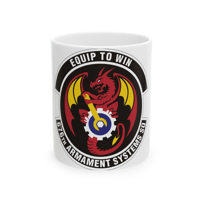 676th Armament Systems Squadron (U.S. Air Force) White Coffee Mug-11oz-The Sticker Space