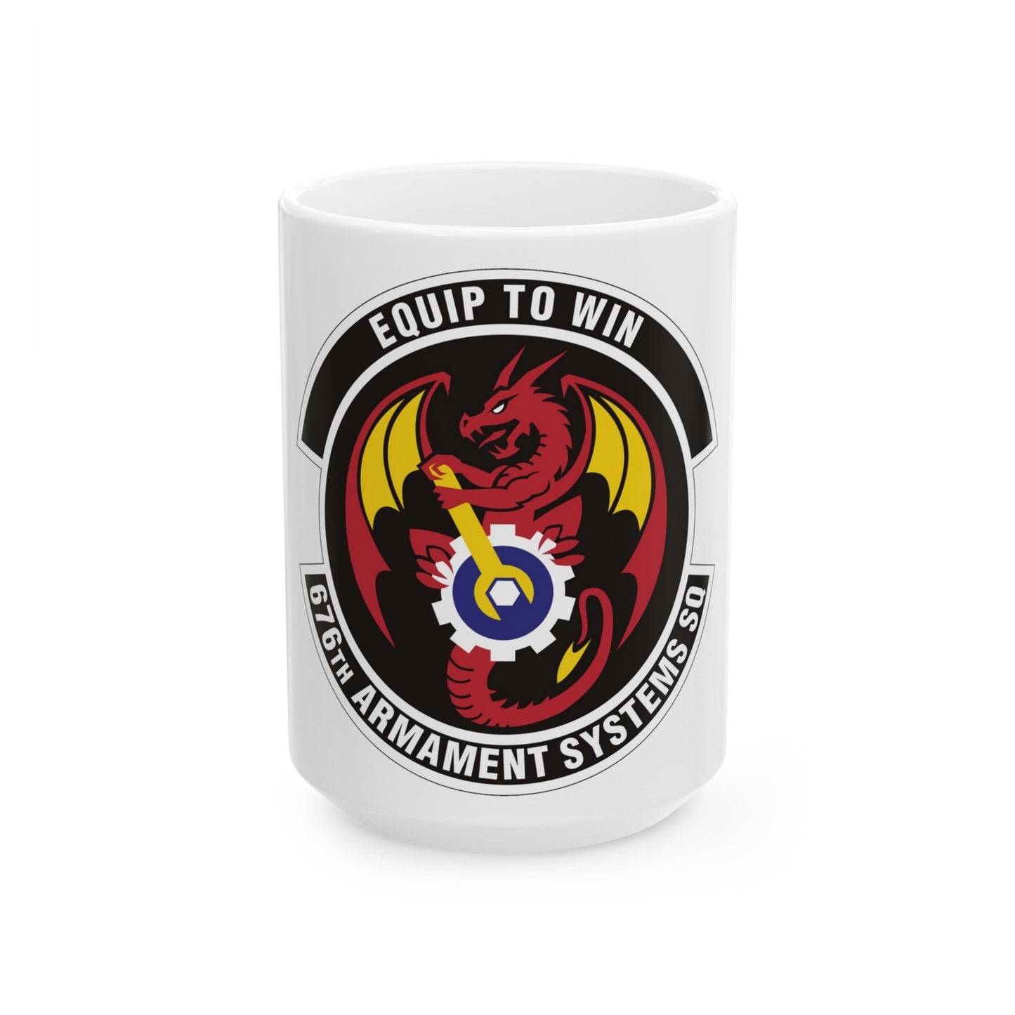 676th Armament Systems Squadron (U.S. Air Force) White Coffee Mug-15oz-The Sticker Space