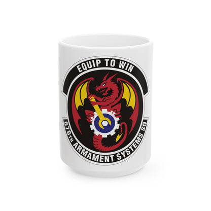 676th Armament Systems Squadron (U.S. Air Force) White Coffee Mug-15oz-The Sticker Space