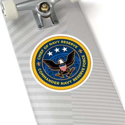 Commander Navy Reserve Force (U.S. Navy) STICKER Vinyl Kiss-Cut Decal