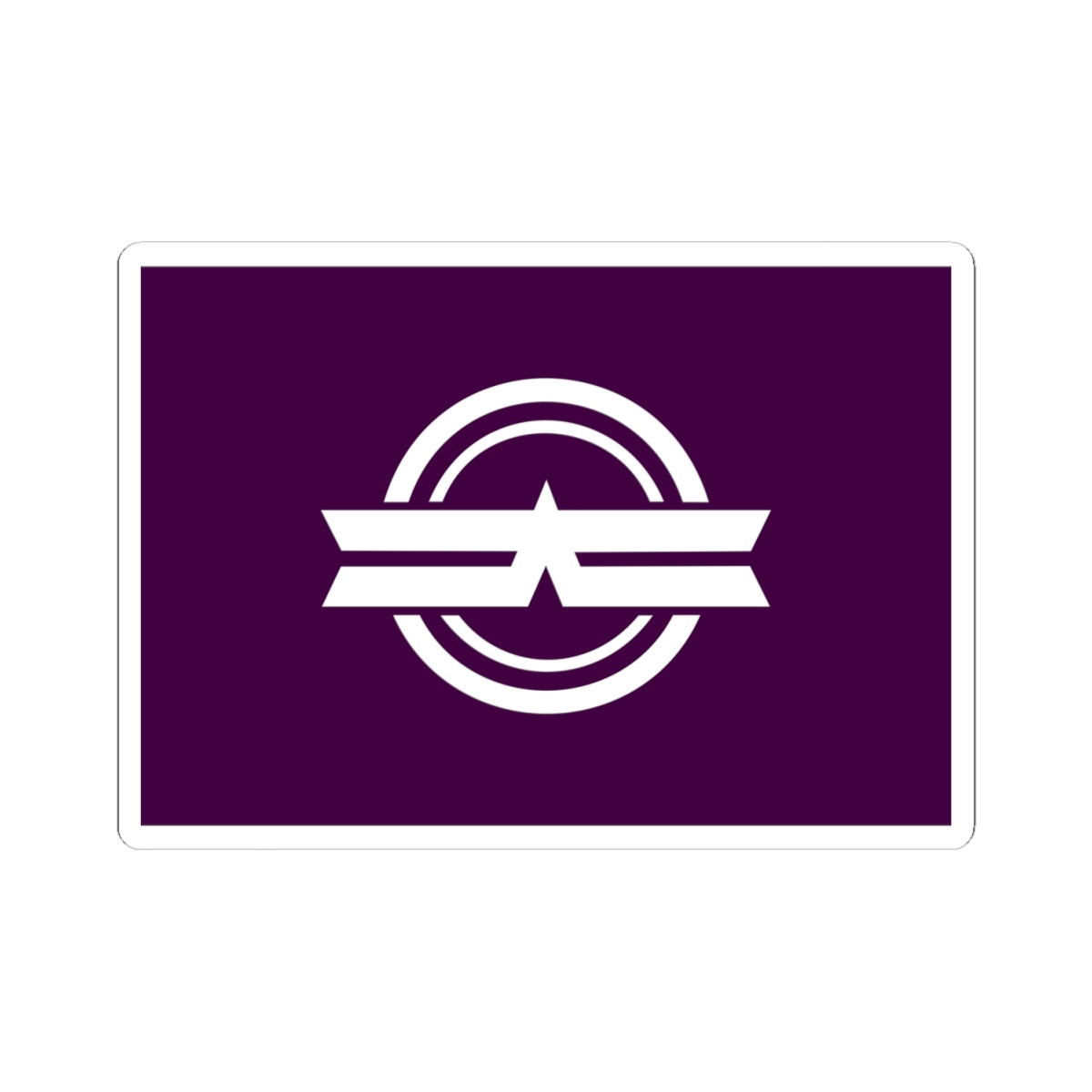 Flag of Ōwani Aomori (Japan) STICKER Vinyl Kiss-Cut Decal