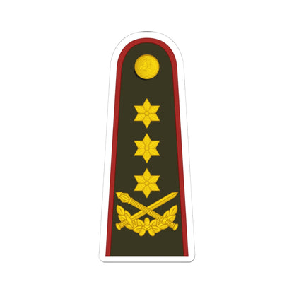 Lithuania Army OF 8 (Lithuania) (Military Rank) STICKER Vinyl Kiss-Cut Decal