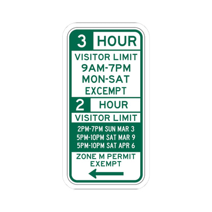PBOT Road sign P4432L (Oregon) (Road Sign) STICKER Vinyl Kiss-Cut Decal