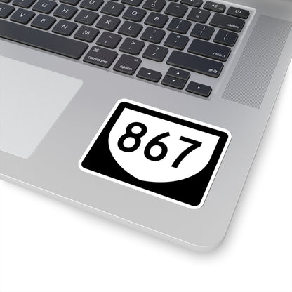 PR urban primary 867 (Puerto Rico) (Road Sign) STICKER Vinyl Kiss-Cut Decal