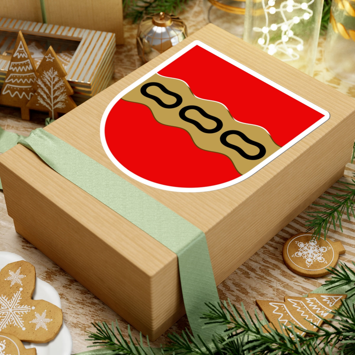 Aitolahti.vaakuna (Finland) (Coat of Arms) STICKER Vinyl Kiss-Cut Decal