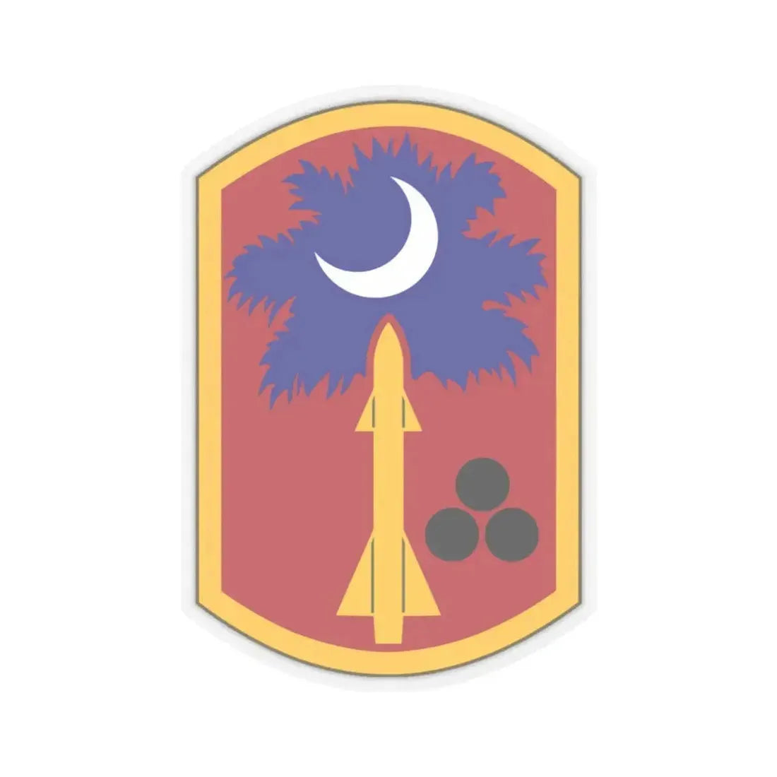678th Air Defense Artillery Brigade (U.S. Army) STICKER Vinyl Kiss-Cut Decal 4 Inch Transparent - The Sticker Space