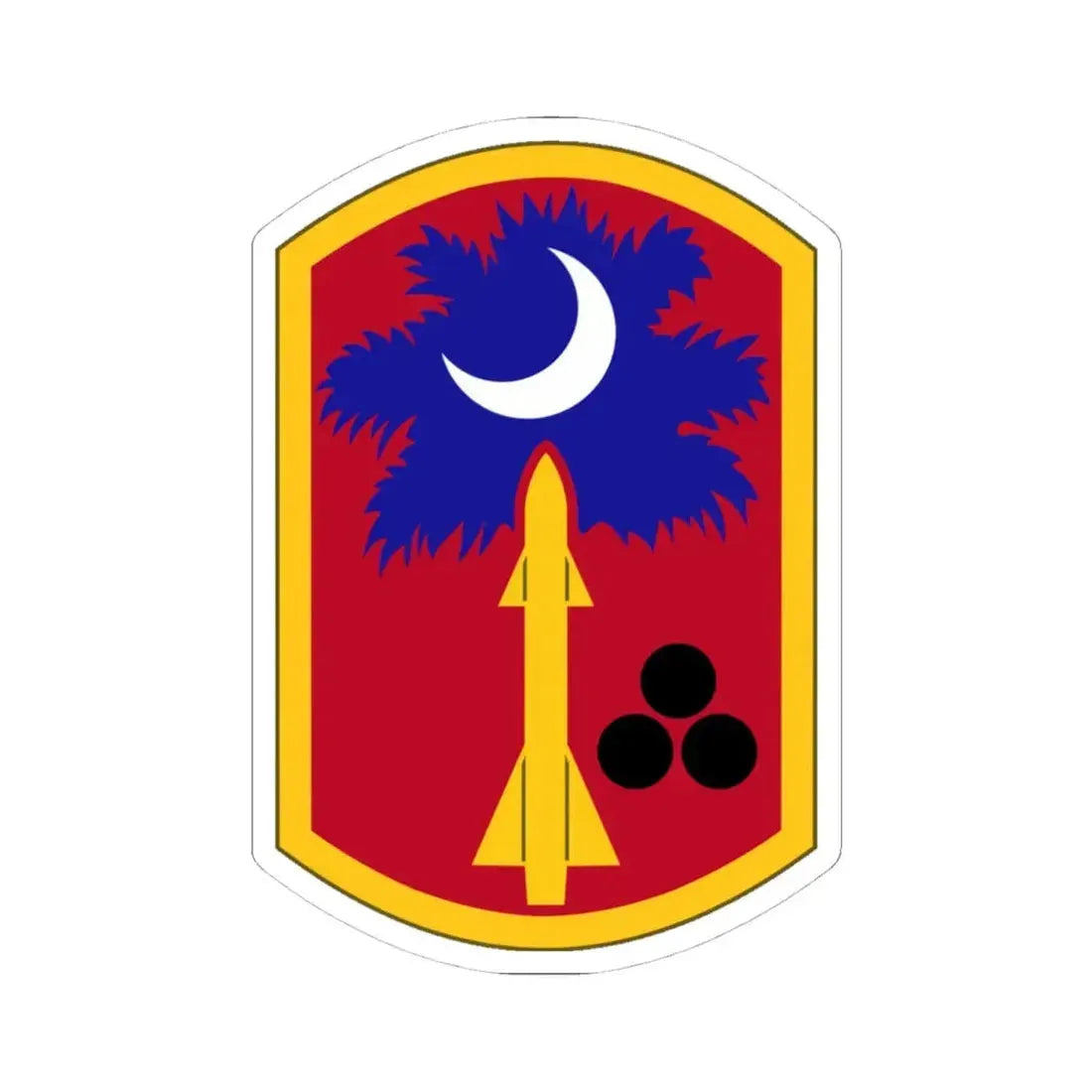 678th Air Defense Artillery Brigade (U.S. Army) STICKER Vinyl Kiss-Cut Decal 4 Inch White - The Sticker Space