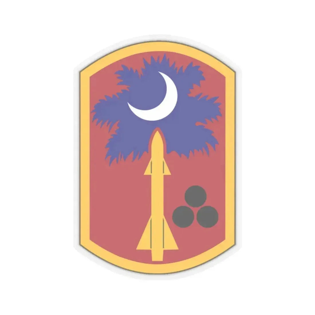 678th Air Defense Artillery Brigade (U.S. Army) STICKER Vinyl Kiss-Cut Decal 6 Inch Transparent - The Sticker Space