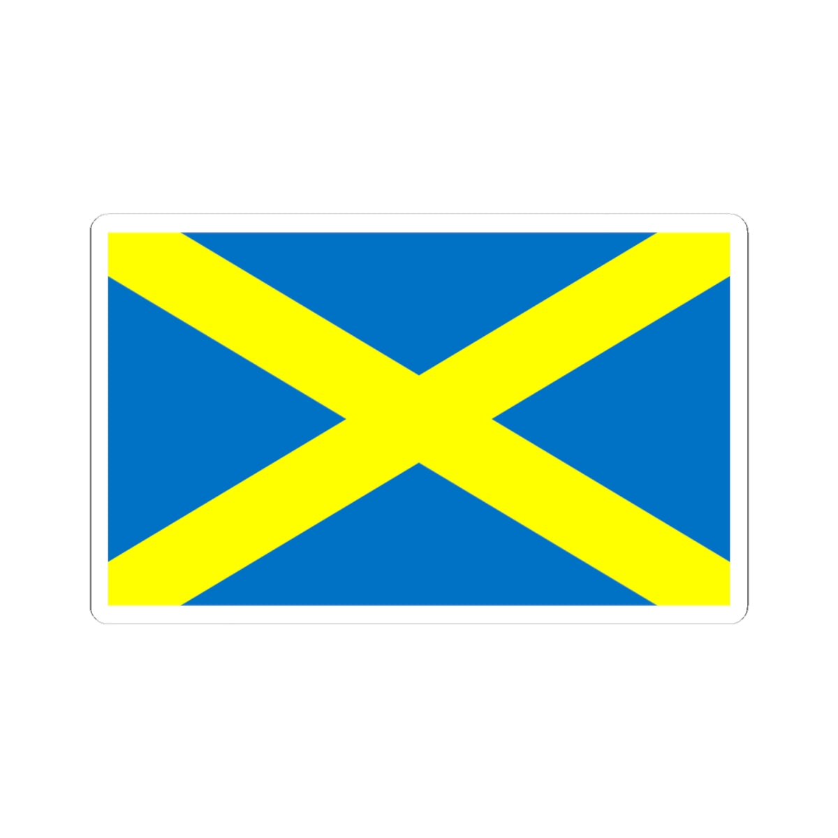 Saint Albans cross (England) STICKER Vinyl Kiss-Cut Decal