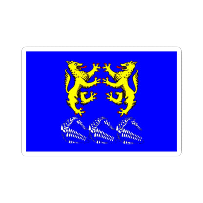 Flag Leskolovo Leningrad oblast (Russia) STICKER Vinyl Kiss-Cut Decal