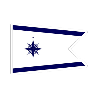 Standard of the Japan Coast Guard Commandant-bordered (Japan) STICKER Vinyl Kiss-Cut Decal