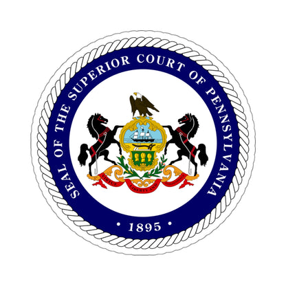 Seal of the Superior Court of Pennsylvania - STICKER Vinyl Kiss-Cut Decal