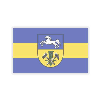 Flag of Helmstedt Germany - STICKER Vinyl Kiss-Cut Decal