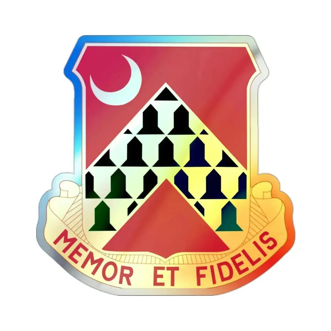 67th Air Defense Artillery Regiment (U.S. Army) Holographic STICKER Die-Cut Vinyl Decal 2 Inch Holographic - The Sticker Space