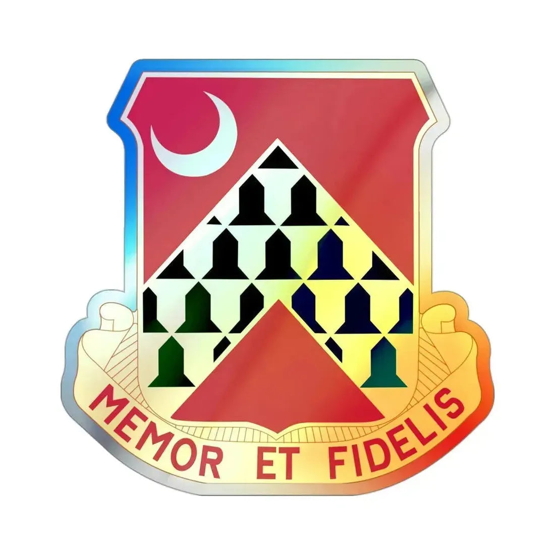 67th Air Defense Artillery Regiment (U.S. Army) Holographic STICKER Die-Cut Vinyl Decal 3 Inch Holographic - The Sticker Space