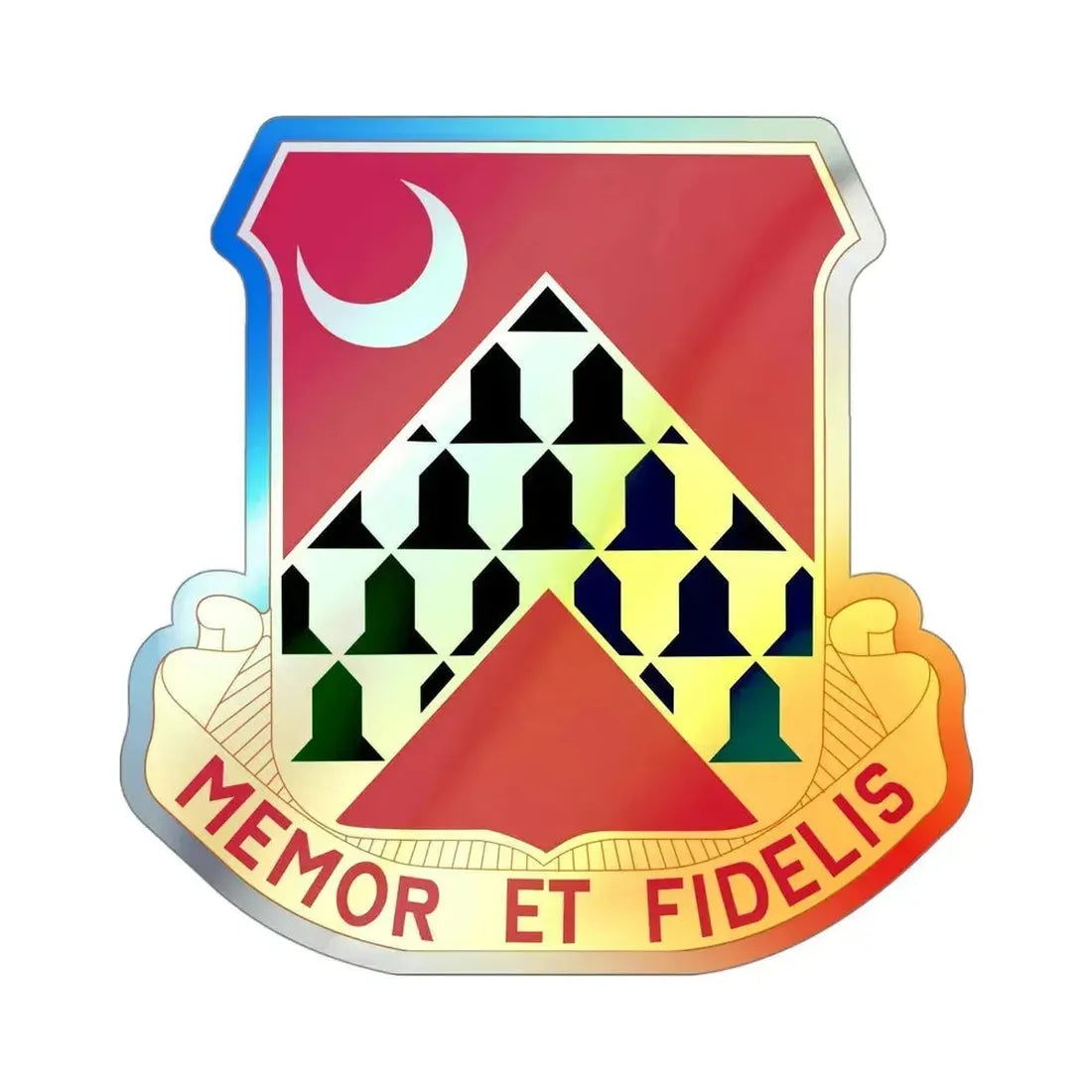 67th Air Defense Artillery Regiment (U.S. Army) Holographic STICKER Die-Cut Vinyl Decal 4 Inch Holographic - The Sticker Space