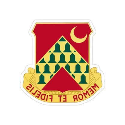 67th Air Defense Artillery Regiment (U.S. Army) REVERSE PRINT Transparent Die-Cut STICKER 6 Inch Die-Cut Transparent - The Sticker Space