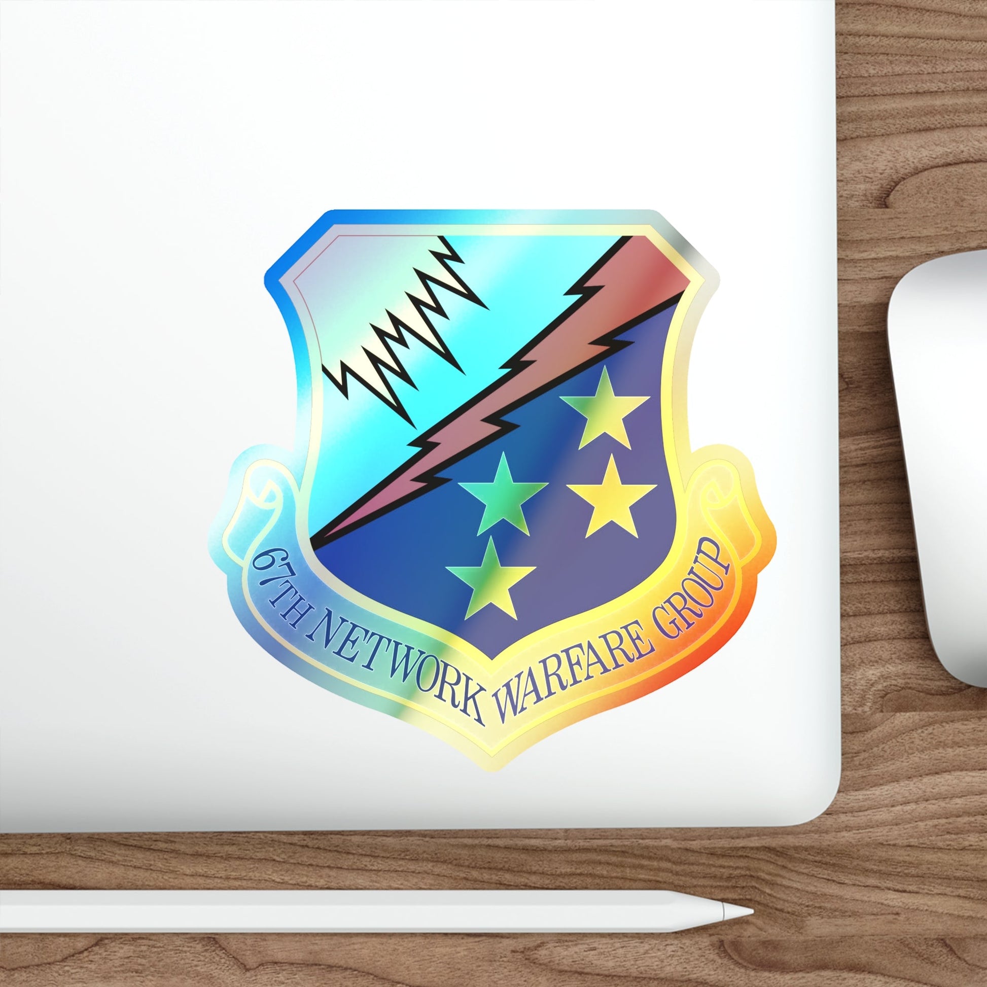 67th Network Warfare Group (U.S. Air Force) Holographic STICKER Die-Cut Vinyl Decal-The Sticker Space