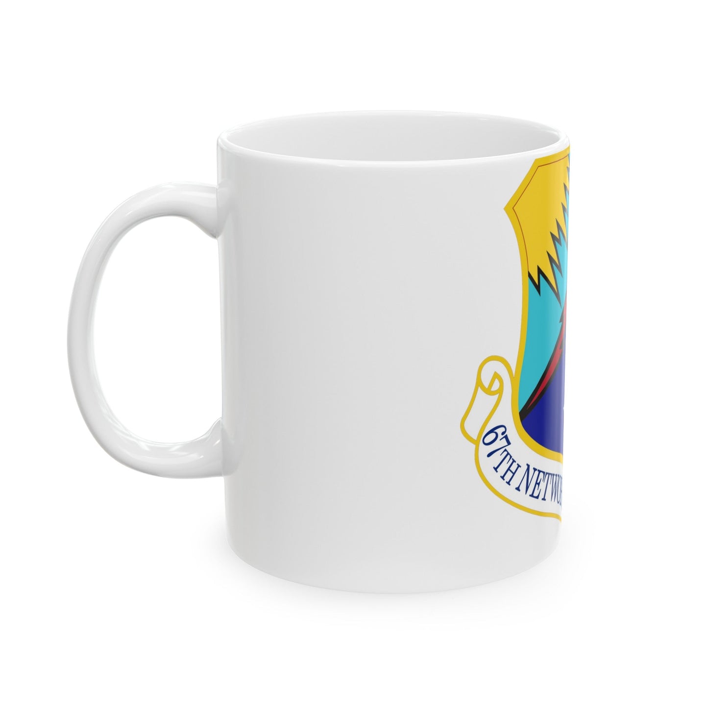 67th Network Warfare Group (U.S. Air Force) White Coffee Mug-The Sticker Space