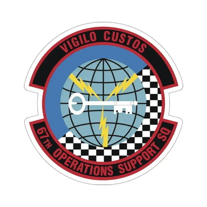 67th Operations Support Squadron (U.S. Air Force) STICKER Vinyl Die-Cut Decal 4 Inch - The Sticker Space