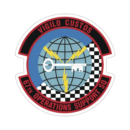 67th Operations Support Squadron (U.S. Air Force) STICKER Vinyl Die-Cut Decal - The Sticker Space