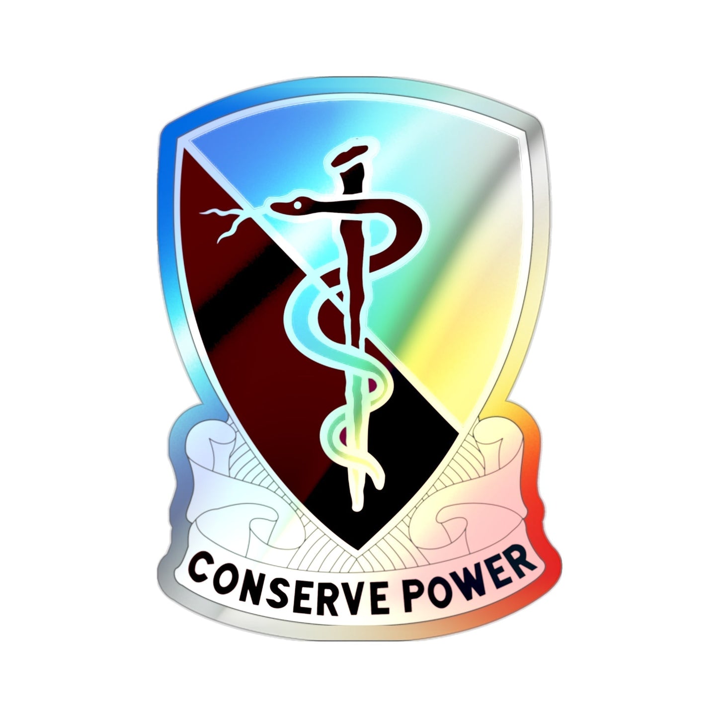 68 Medical Group (U.S. Army) Holographic STICKER Die-Cut Vinyl Decal-2 Inch-The Sticker Space